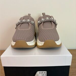 Kurt Geiger London Knit Jewel Sneaker (Worn Once)